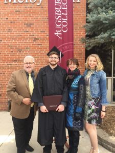 Thorpe family at graduation